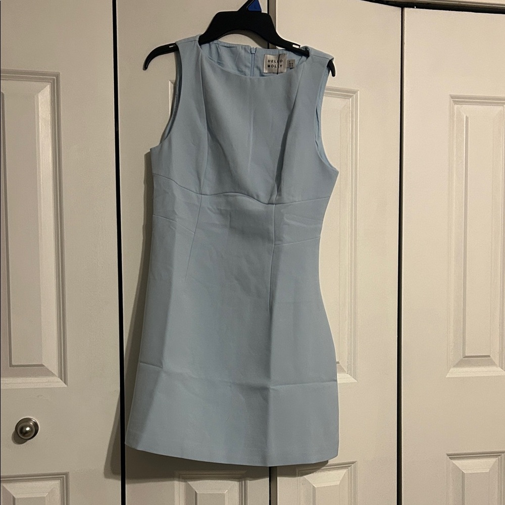 Hello Molly Sky Blue Mini Dress